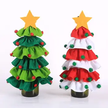 

Christmas Tree Star Design Wine Bottle Cap Stopper Set Holiday Party Dinner Sealing Cover Kids Gifts Home Decor