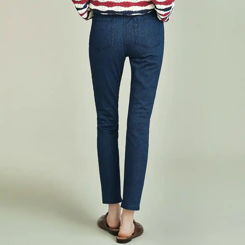 dark blue wash jeans womens