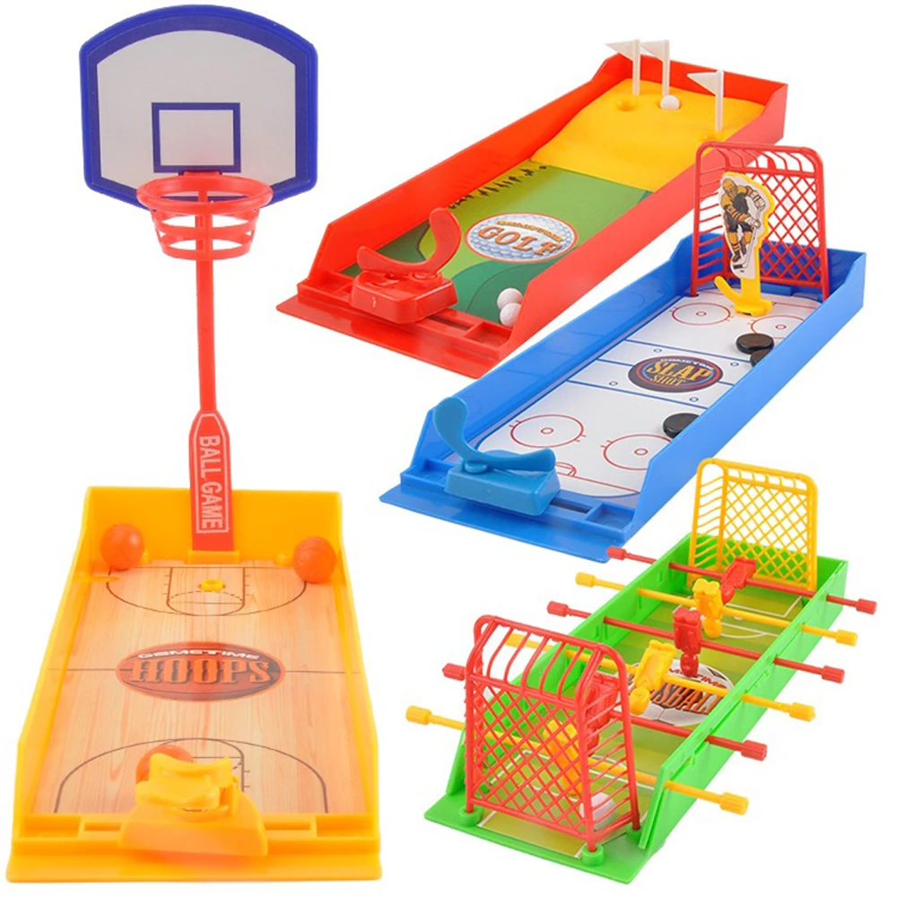 

Board Game for Children Boy Mini Golf Basketball Ice Hockey Foosball Toy Set Antistress Table Games KidsParent Child Interaction