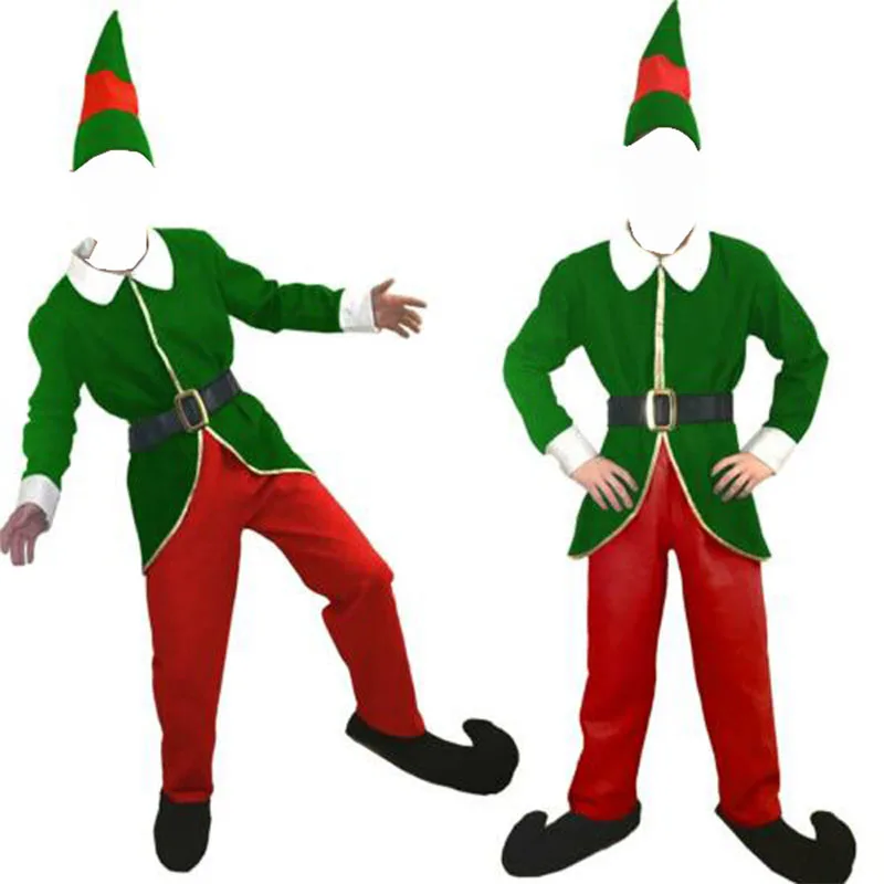 

Halloween Costume Adults Kid Christmas Elf Cosplay Clothing Parent-Child Wear Adult Children Xmas Party Suit Fancy Stage Costume
