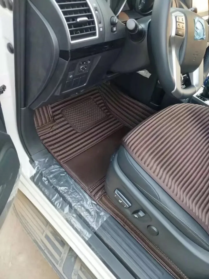 Автомобильные коврики роскошные кожаные подходят для 2003- Toyota Land Cruiser Prado 2002-2008 Hilux Surf 4Runner(TRN/GRN215W) VENZA