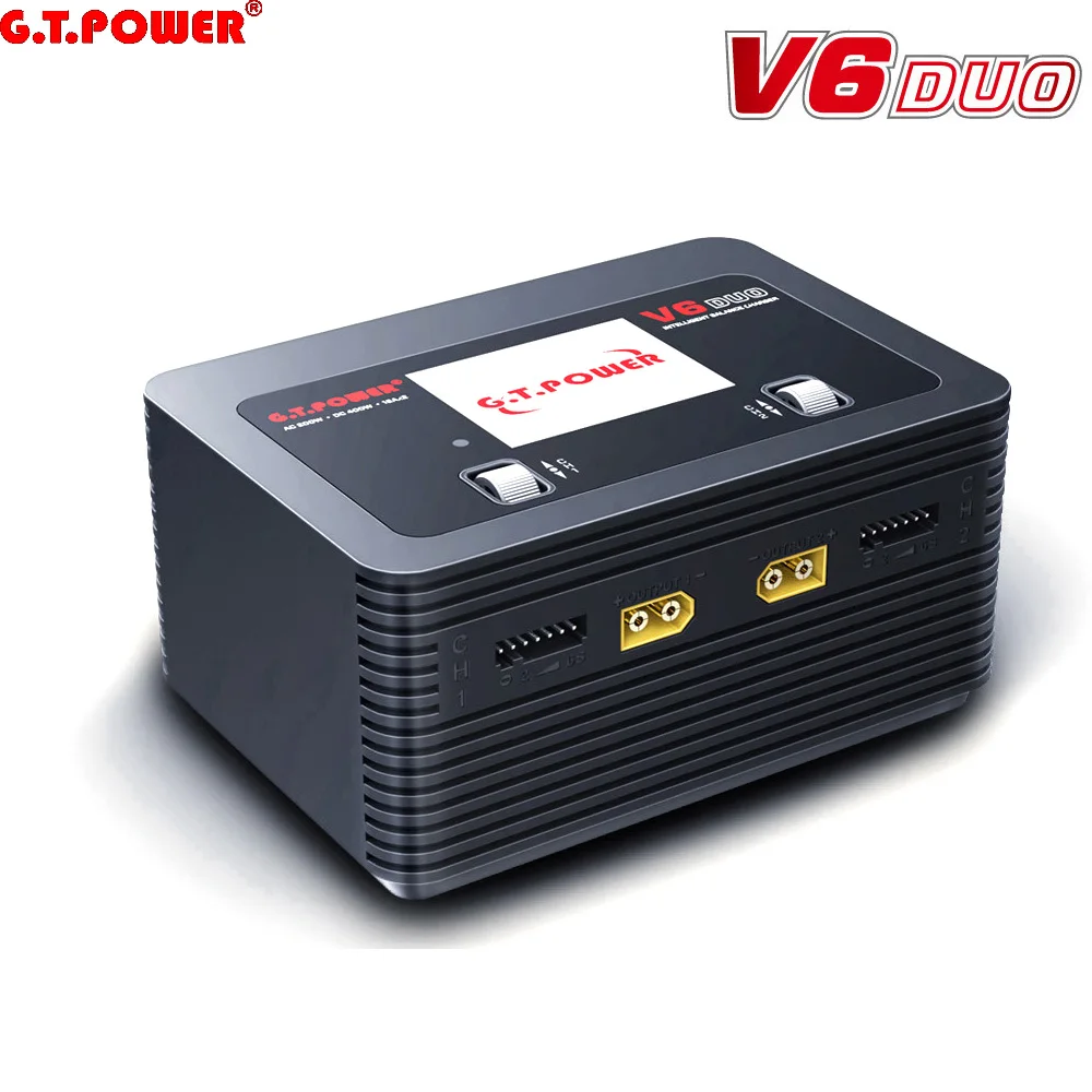 

G.T.Power V6 DUO AC 200W DC 400W 2X16A Battery Charger Discharger for 1-6S Lipo Battery