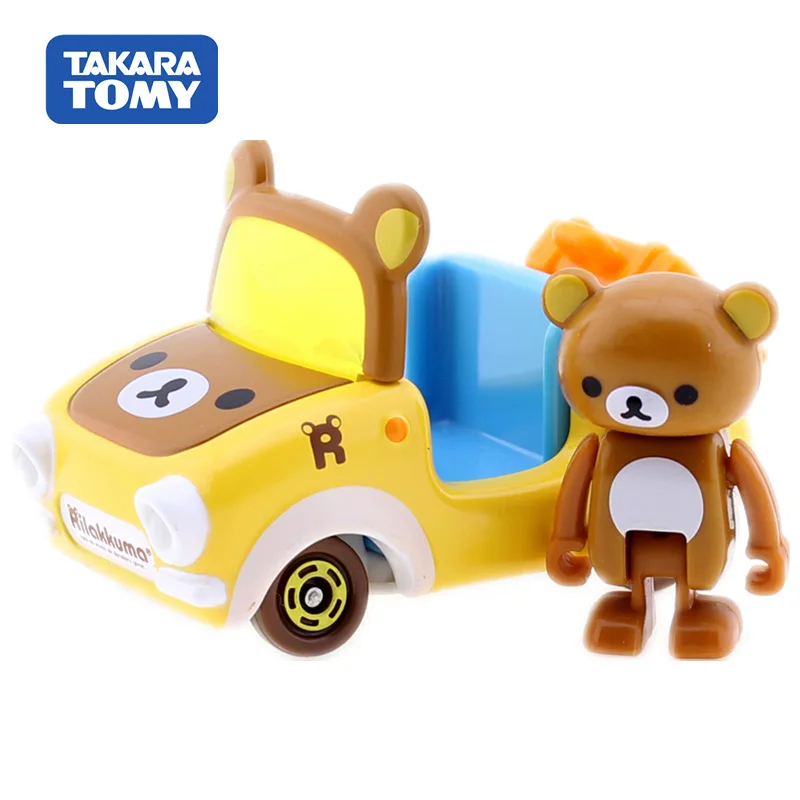 Для mi ca Dream Ride on Rilakkuma Car Bear To mi ca mi Motors автомобиль литье под давлением Металлическая Модель Коллекция подарок детские игрушки