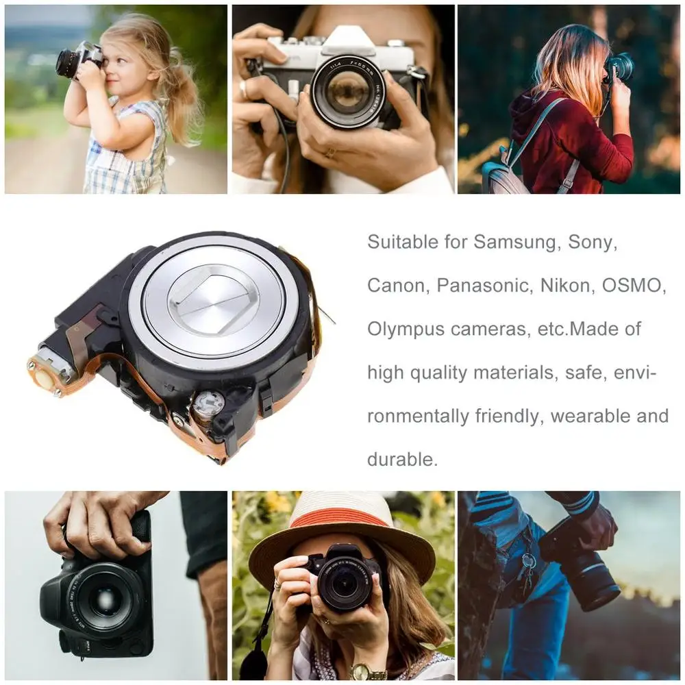 Запасные части объектив камеры Zoom БЛОК в сборе для samsung St66 Es95 St150F Dv150 Dv180 профессиональная Мода портативность