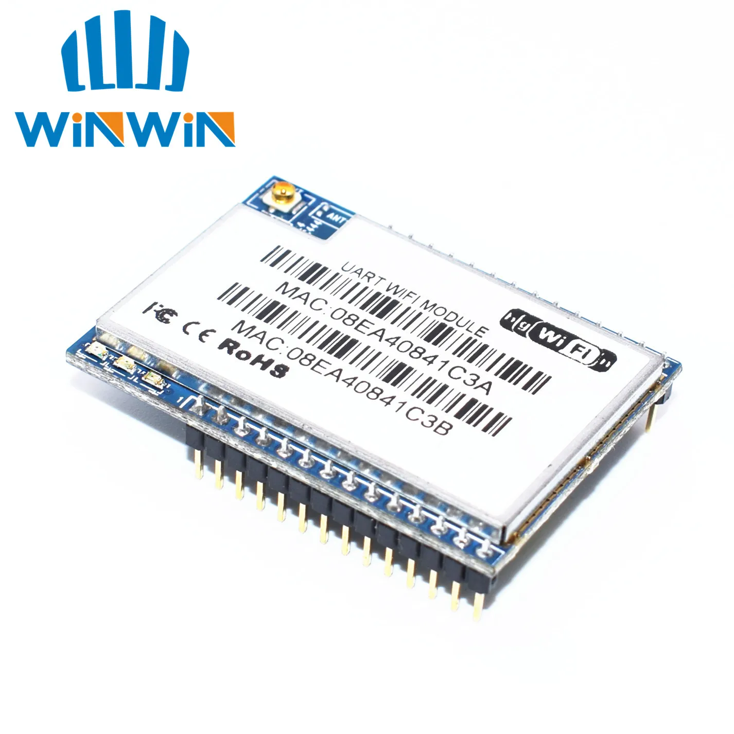 

Free Shipping 5PCS HLK-RM04 RM04 aerial serial wifi dual ethernet port serial port UART to WIFI module no have antenna