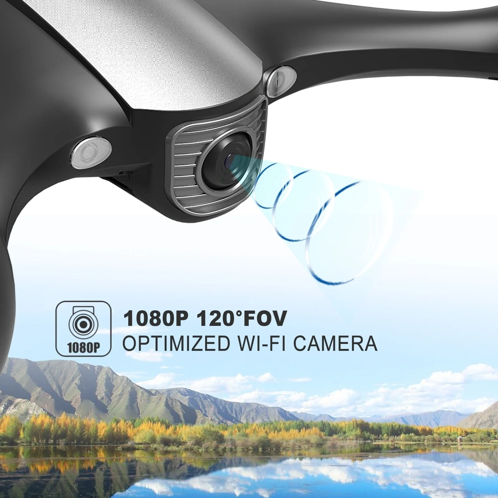 Gps FPV Дрон 5G с камерой HD 1080P широкоугольный 200 м бесщеточный Радиоуправляемый квадрокоптер дизайн