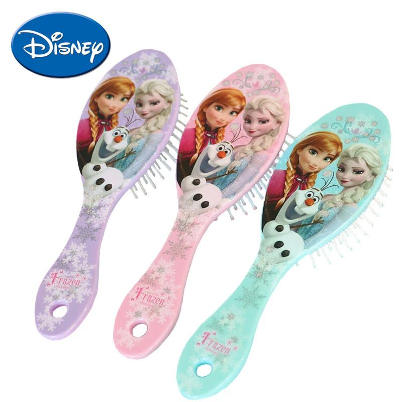 

Disney Air Cushion Comb Frozen Princess Elsa Anna Children Baby Girls Brush Cartoon Anti-static Comb