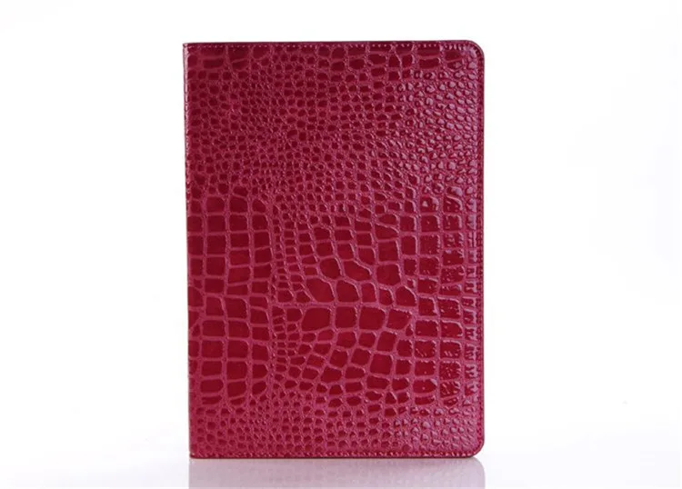 rose Подставка под крокодиловую кожу Флип кожаный чехол для Ipad 9,7 5-й 6-й планшет Чехлы для Ipad 5/6 Air 2 защитная оболочка - Цвет: rose
