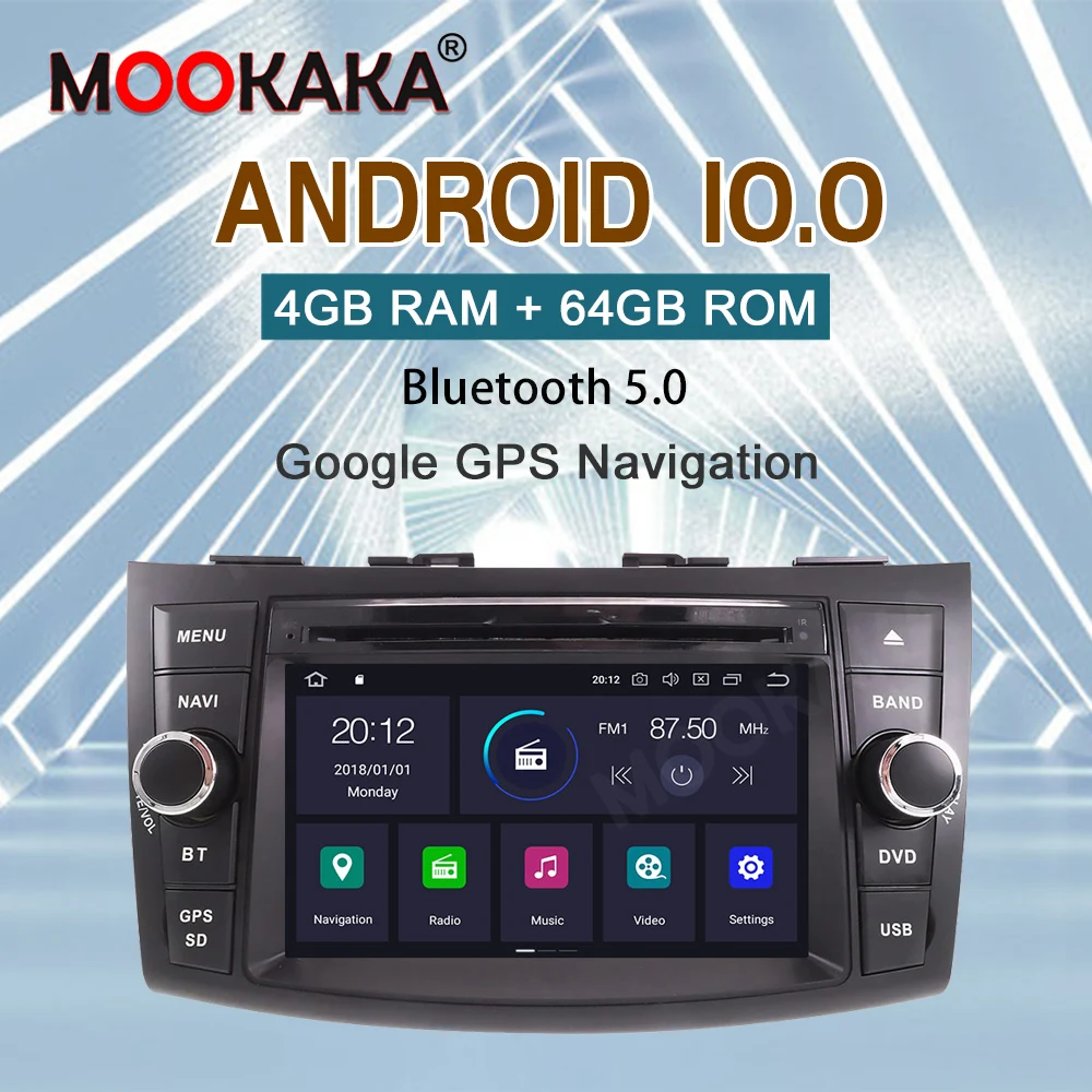 

Мультимедийная магнитола для SUZUKI SWIFT Android 2011 2012 - 2015 GPS-навигация стерео аудио PX6 автомобильный DVD-плеер авторадио