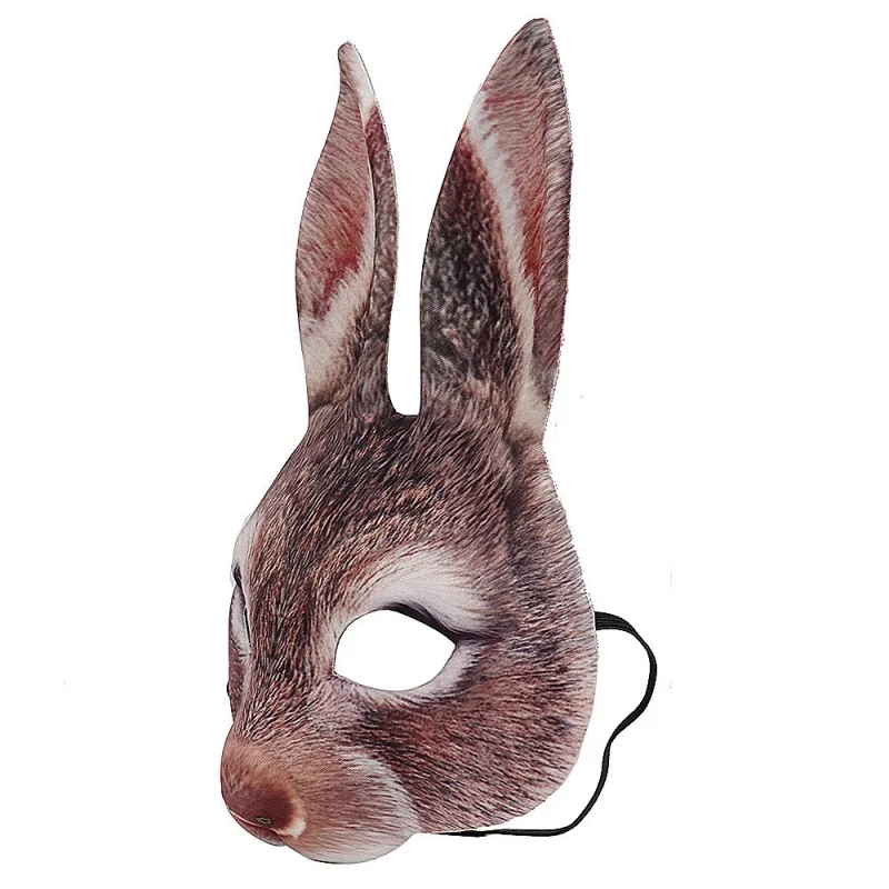 Кролик Полное Лицо Маска для взрослых косплей маски для вечеринки формы в виде животных Хэллоуин маска Костюм для костюмированной вечеринки и Хеллоуина