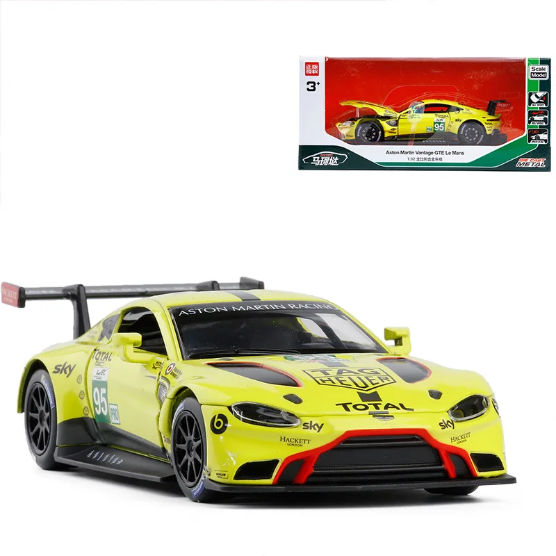 

Ma Ke da 1:32 Alloy Martin Race Car Sound And Light Warrior Car Model CHILDREN'S Toy 664997 Boxed
