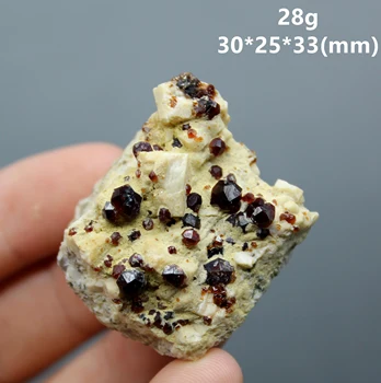 

100% natural Garnet clusters Symbiosis with tea crystal mineral specimen stones and crystals healing crystals quartz gemstones