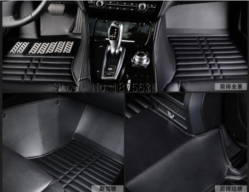 Кожаные передние и задние коврики водонепроницаемые для Skoda Octavia 2019 | Автомобили