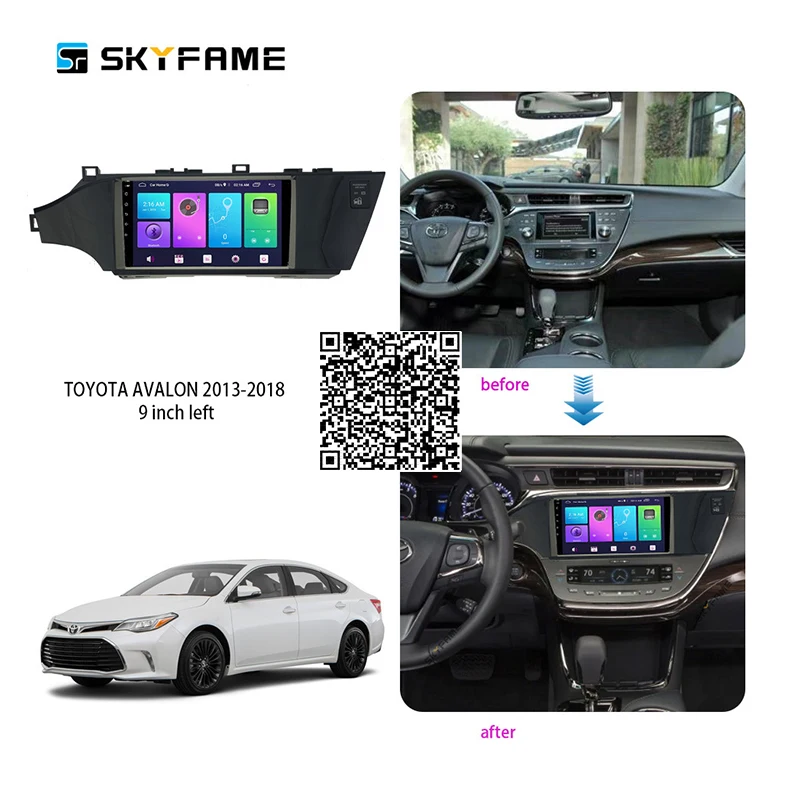 SKYFAME 4+64G Car Radio Stereo For 