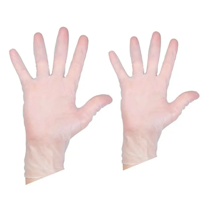 

The Disposable Gloves with Transparent Color PVC Disposable health Gloves