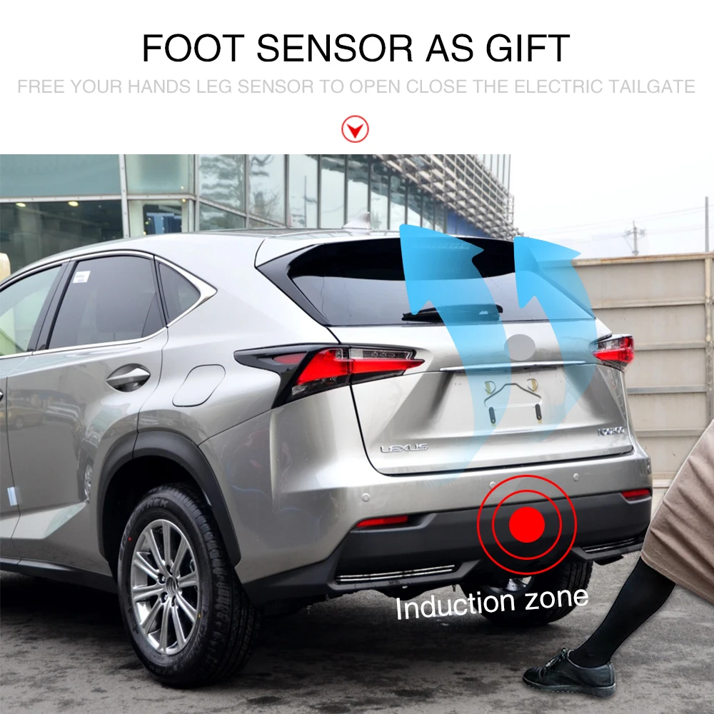 Electric tailgate for LEXUS NX 2015-2019 intelligent remote control power operated tail gate opening closing rear door lifting Electric tailgate for LEXUS NX 2015-2019 intelligent remote control power operated tail gate opening closing rear door lifting