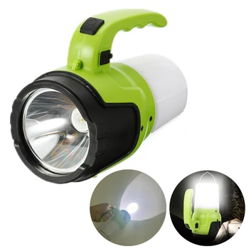 

USB Rechargeable LED Flashlight High Power Outdoors Camping Hunting Handed Lamp Portable Spotlight Lantern Searchlight