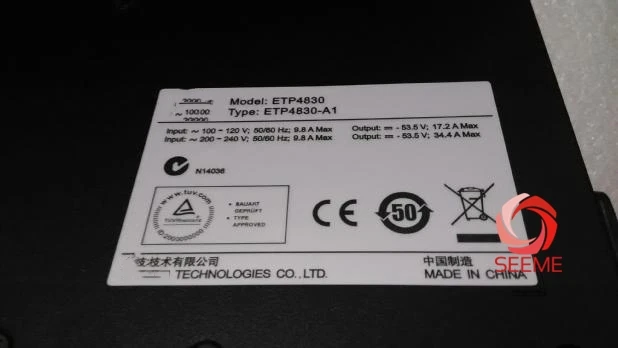 HW ETP4830A1 001 30A -48V power supply for ZTE