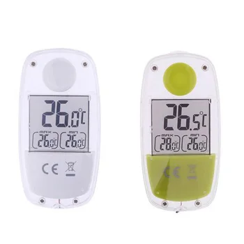 

Mini Solar Thermometer with Suction Up for the Window Outdoor Garden Temperature Meter Portable LCD Digital Thermometer New