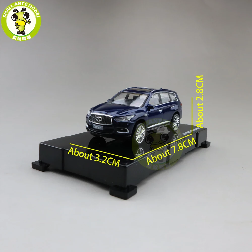 1/64 для Nissan, Infiniti QX60 литой модельный автомобиль игрушка джип подарки для мальчиков и девочек