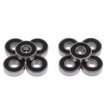 

10Pcs /set 608 2RS Ball Bearings Deep Groove Stainless Steel Sealed