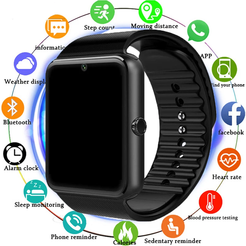 

Smart Watch Clock Sync Notifier Support Sim TF Card Bluetooth Connectivity Android Phone Smartwatch Alloy Smartwatch Relogio