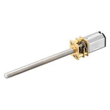 

uxcell DC 12V 60RPM Micro Gear Motor Shaft M4x55mm Screw N20 Reducer Speed Reduction