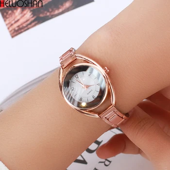 

Luxury Ladies Watchws Fashion Stainless Steel Band Analog Quartz-Watch Round Women Wrist Watch Relogio Montre Femme Reloj Mujer