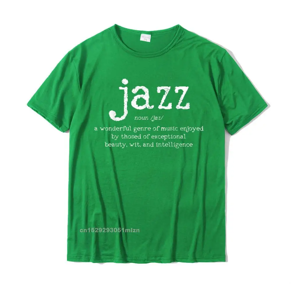 New Coming Men T-Shirt Round Neck Short Sleeve All Cotton Camisa Tops & Tees Casual Tee-Shirts Free Shipping Jazz Music Definition Dictionary Funny Jazz Musician Gift T-Shirt__3956 green