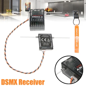 

3.5-9.6V 2.4GHz Receiver Connectors RX Support DSM2 With Satellite 6 Channels For Spektrum RC Transmitter For All model Aircraft