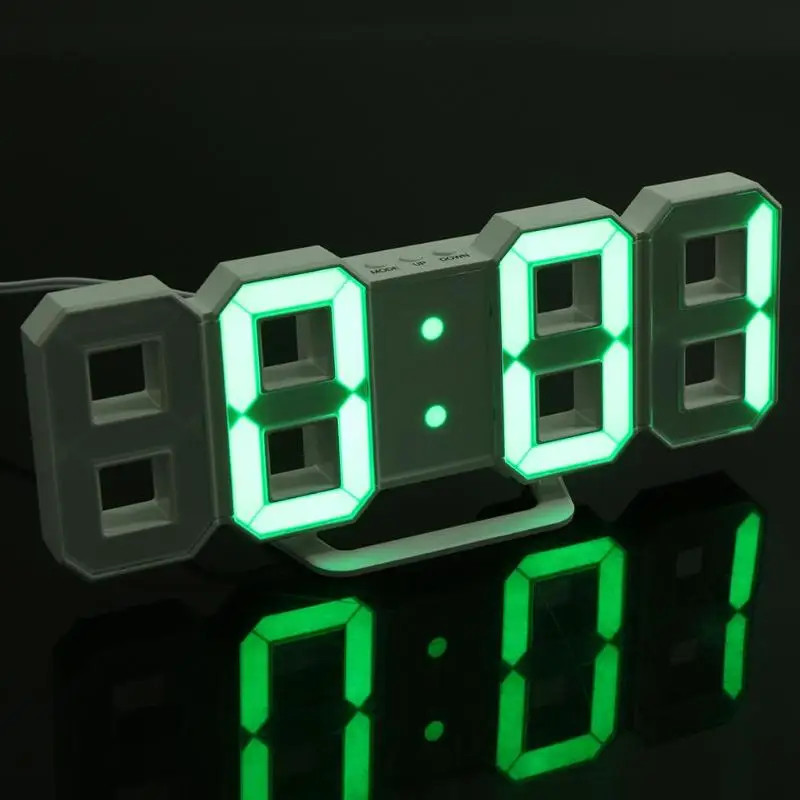 Toptan 3D LED Duvar Saati Modern Dijital Duvar Masa Saati İzle Masaüstü Toptan 3D LED Duvar Saati Modern Dijital Duvar Masa Saati İzle Masaüstü