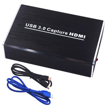 

HDMI USB3.0 HD Video Capture Card 4K 30hz for Computer Game Live Streaming DU55