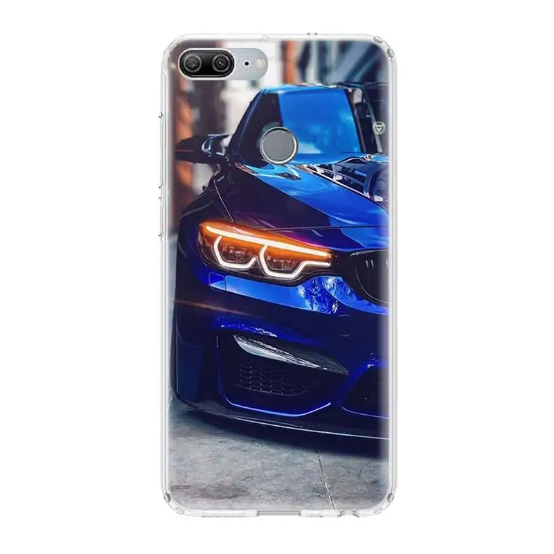 Синий и красный цвета для Bmw крышка чехол телефона huawei Y9 Y5 Y6 Y7 2019 Honor 8X8 S 7A
