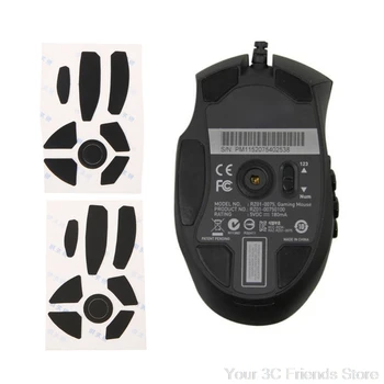 

2 Sets 0.6mm Thickness Replacement Mouse Feet Skates for Razer Naga Epic Hex Ju29 20 Dropship