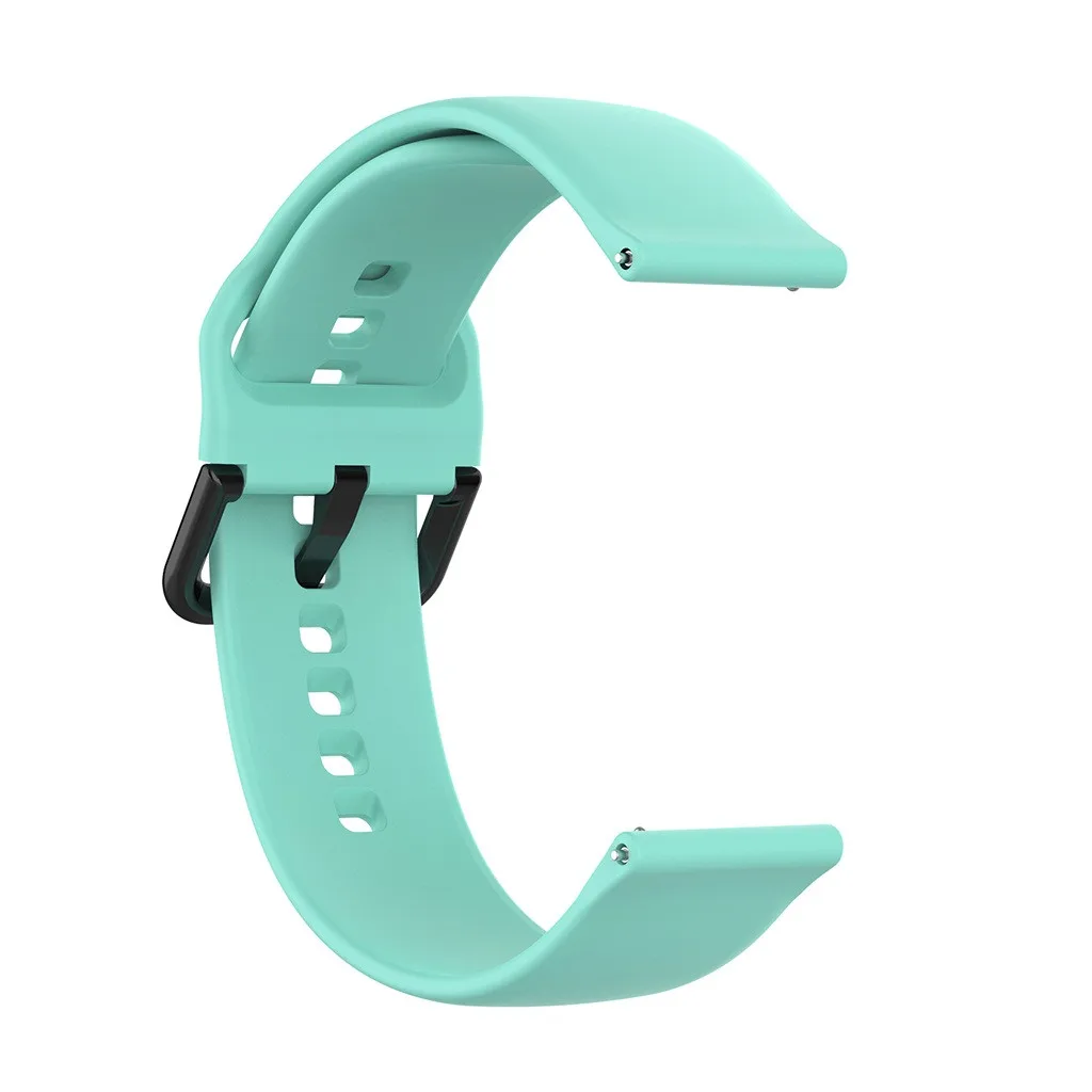 Silicone Wrist Strap For Huami Amazfit GTS Smart Watch Strap Replacement Watch Band Soft Sport Women Men Bracelet New 19Oct - Цвет: Mint Green