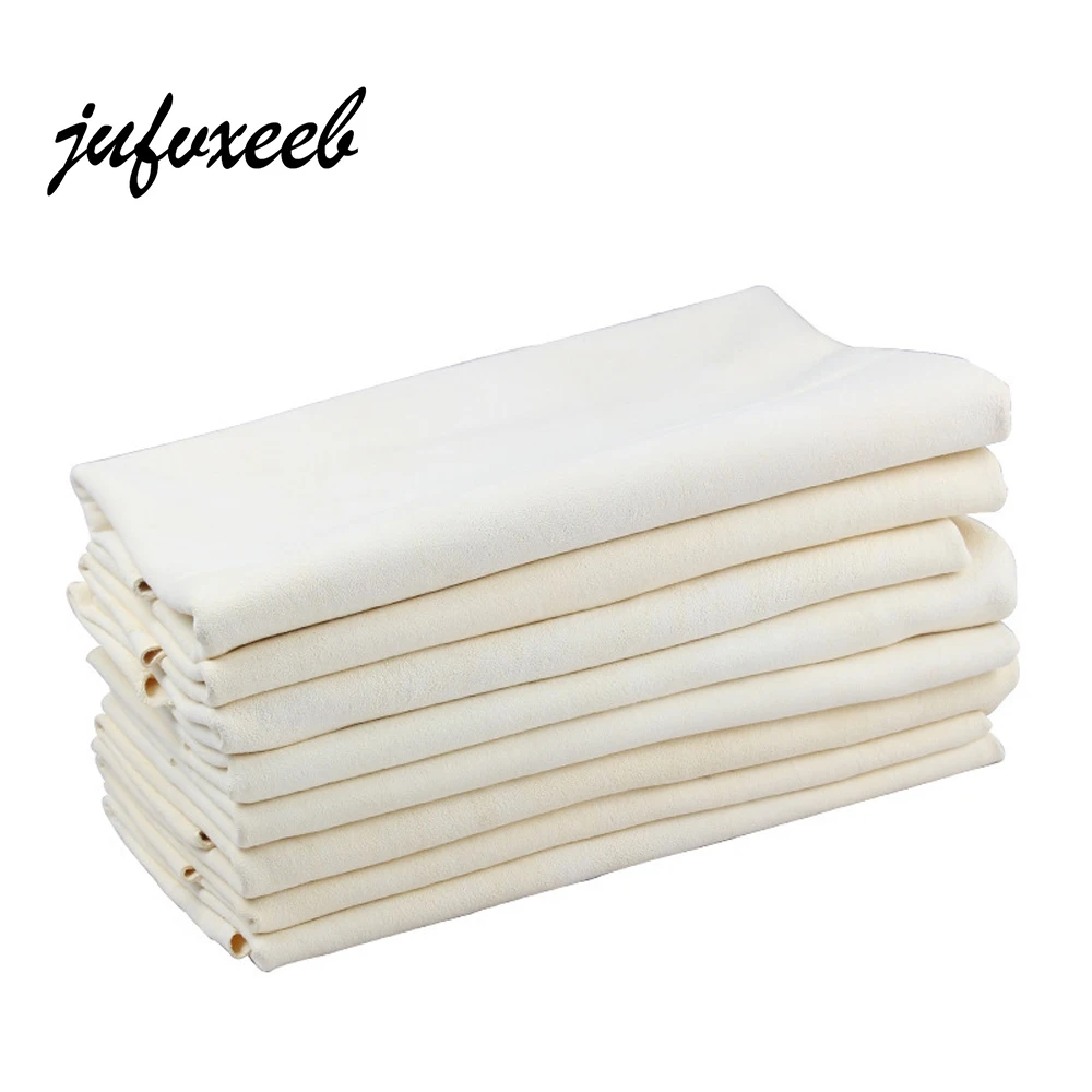 

jufvxeeb Natural Chamois Leather Wash Suede Genuine Leather Absorbent Quick Dry Towel Car Cleaning Tool Car Wash Towel