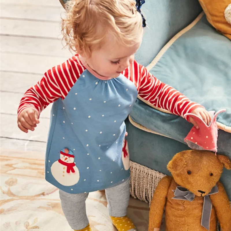 Комплекты зимней одежды для маленьких девочек 2020 Новый брендовый Рождественский