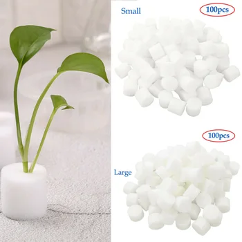 

100Pcs Soilless Hydroponic Grow Sponge Greenhouse Vegetable Plant Growing Tools Cultivation System Hydroponic Cylindric Sponge