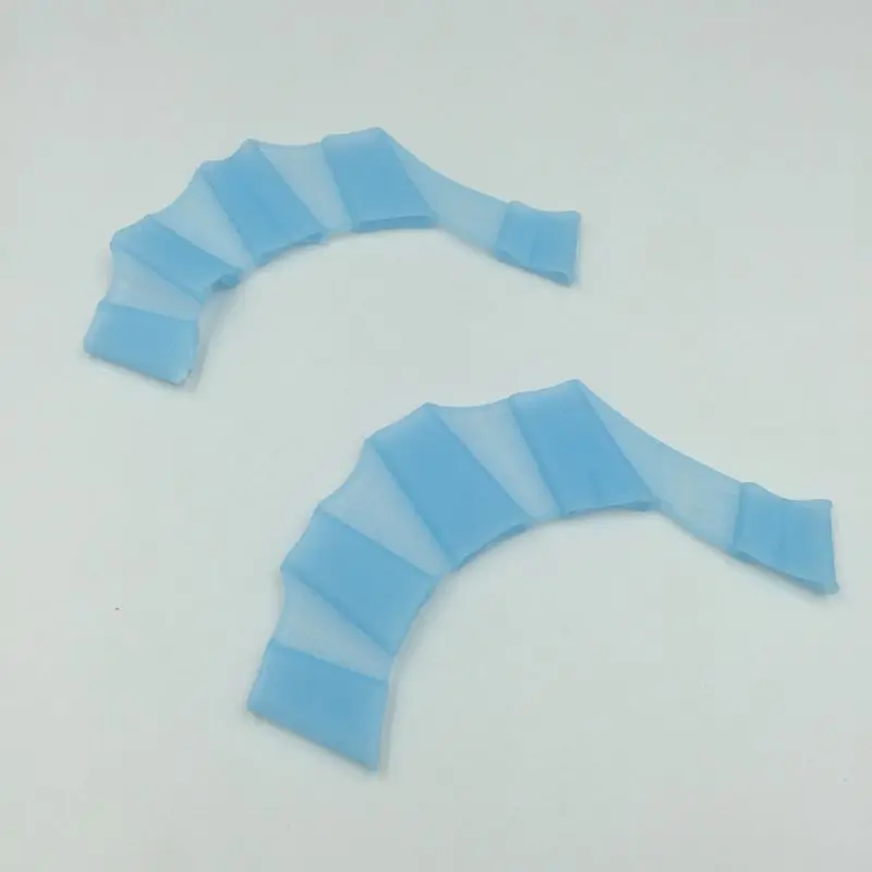 2 пары плавательных мягких силиконовых шестеренок лопастные плавники пальцы рука ладонь перепонки ласты тренировочные перчатки водонепроницаемые перепончатые перчатки
