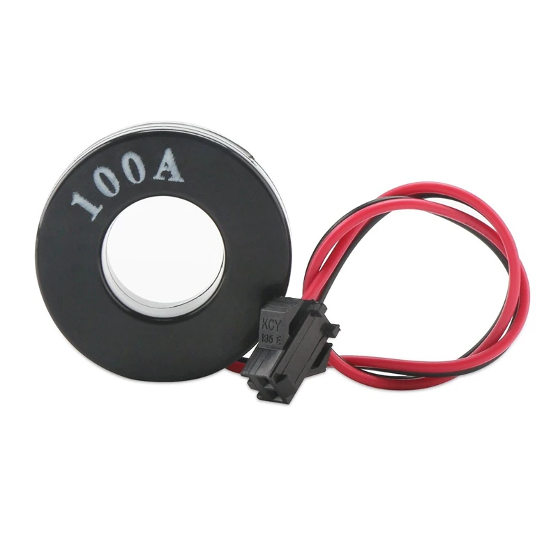 Mini Ac 100A Led Indicator Ac 0-100A Digital Ammeter Current Test Instrument 3 Green Red Yellow Warning Accident Signal Indicato