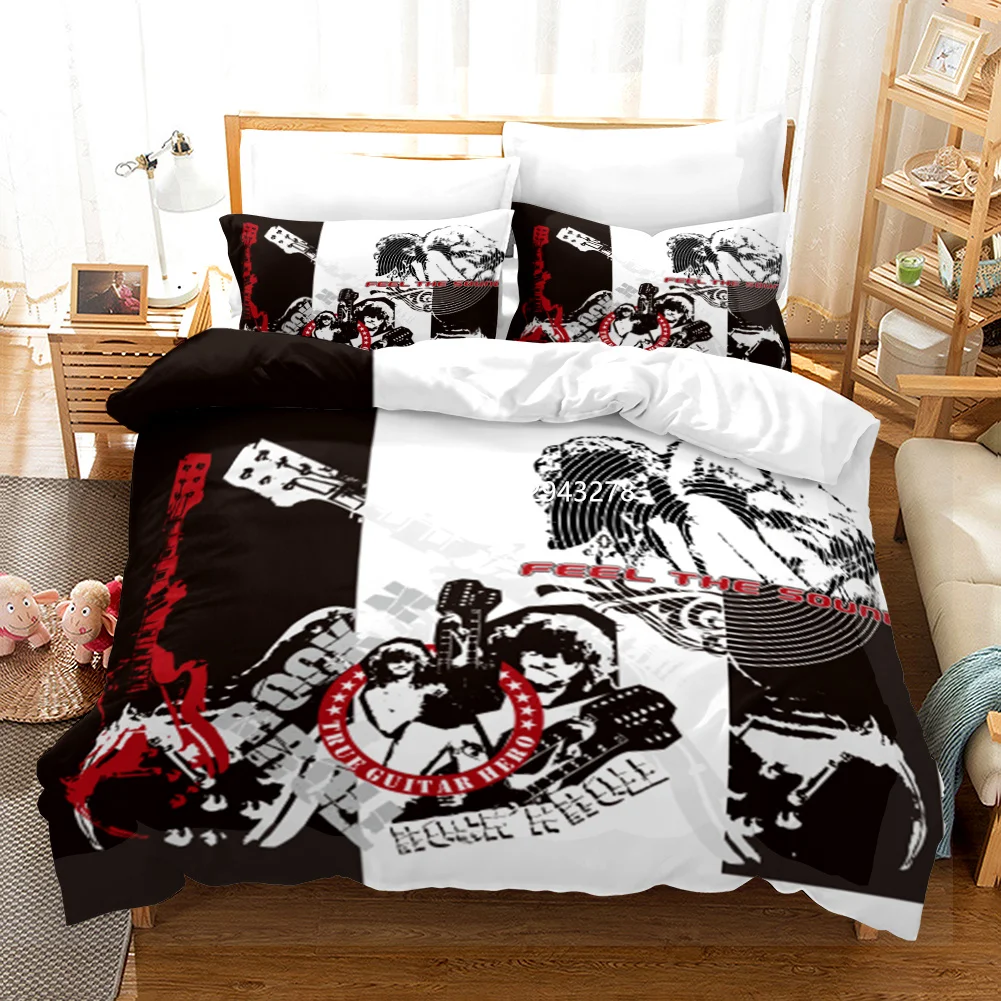 New 3D Printed Fashion Pattern Series Bedding Set Colored Quilt Cover Set Large Pillowcase Quilt Cover 2/3 Piece for Teens