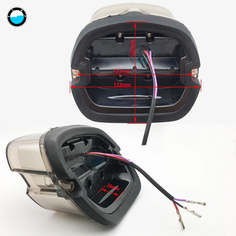  New Eagle Claw LED ights Motorcycle Tail Brake Light Indicator Lamp For Sportster Dyna Touring Road - 32996367093