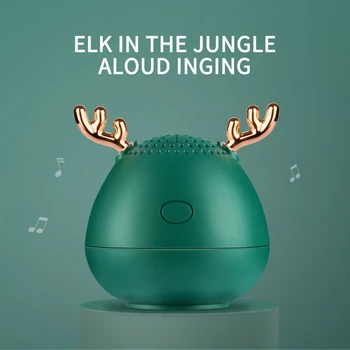 

Mini Wireless Speaker Antlers Bluetooth Speaker TF Card USB Subwoofer Portable MP3 Music Creative Christmas Gift For Girl Studen