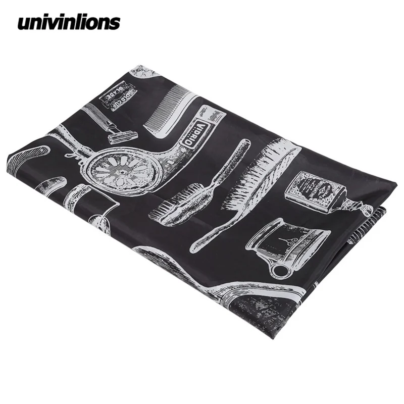 Univinlions 120*150 Парикмахерская Стрижка Парикмахерская домашняя ткань узор фартук накидка из полиэстера аксессуары для укладки волос салон парикмахерское платье