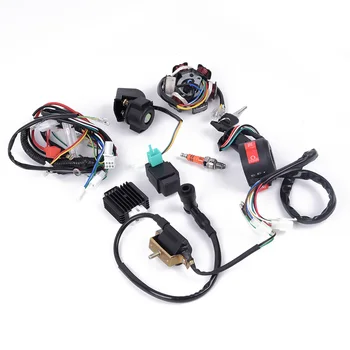 

CDI Engine kit Stator 6 Coil Replacement Accessories Complete Harness Pole