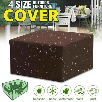 

Waterproof Outdoor Patio Garden Furniture Covers Rain Snow Chair covers for Sofa Table Chair Dust Proof Cover
