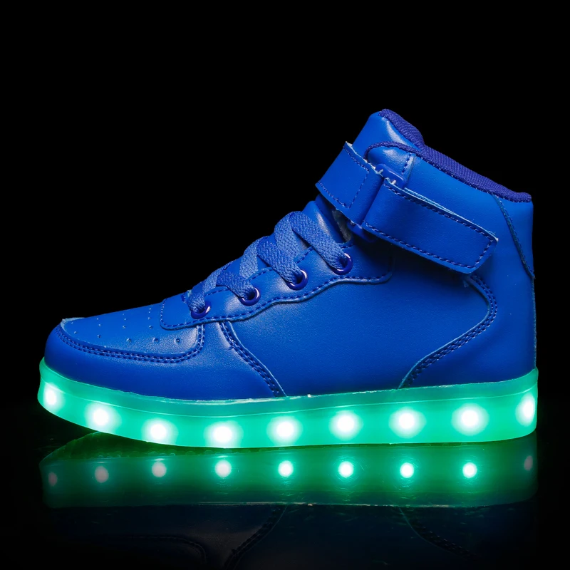 детские красивые светящиеся ботинки для мальчиков