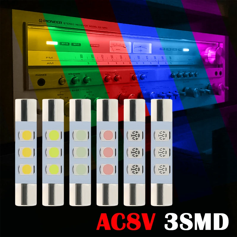 5pcs Ac8v Car Festoon 29mm 31mm Style Led Light Replace Incandescent