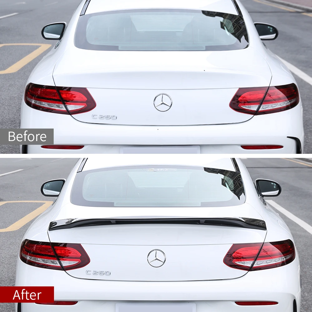 Спойлер из углеродного волокна для Mercedes C w205 amg coupe mercedes углеродное волокно/c class
