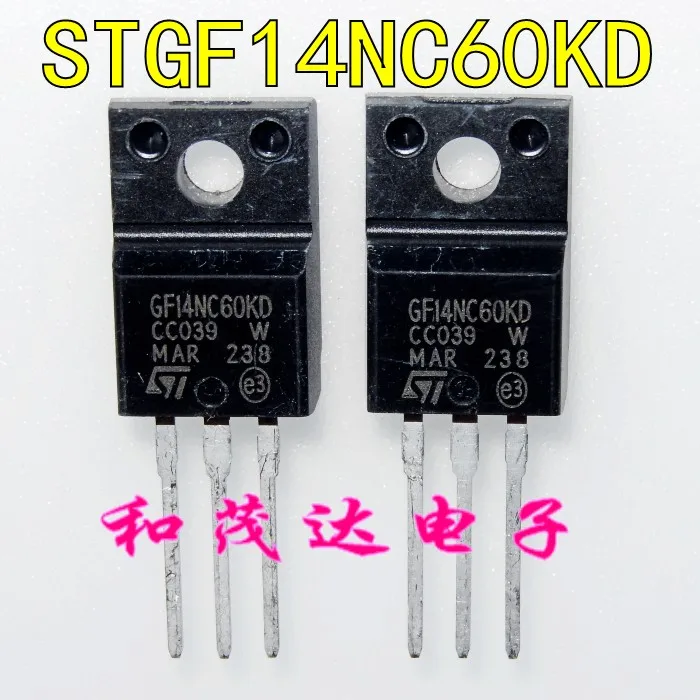 5 шт./GF14NC60KD STGF14NC60KD TO-220F TO220F